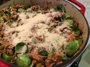 Beef Bolognese with Mung Bean Pasta
