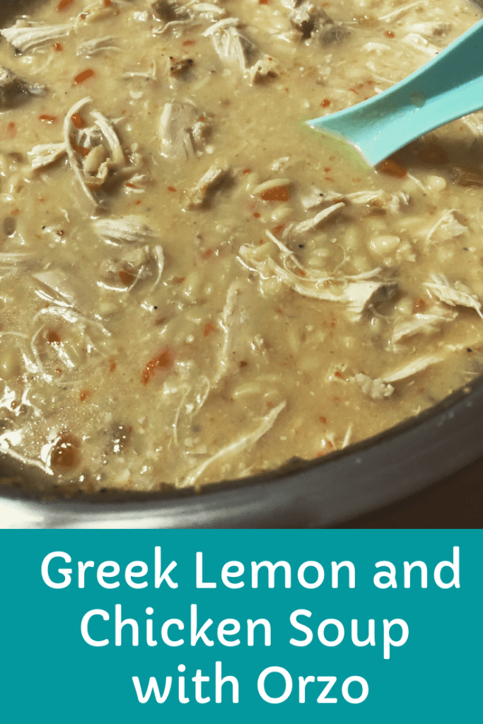 Greek Lemon Chicken and Orzo Soup